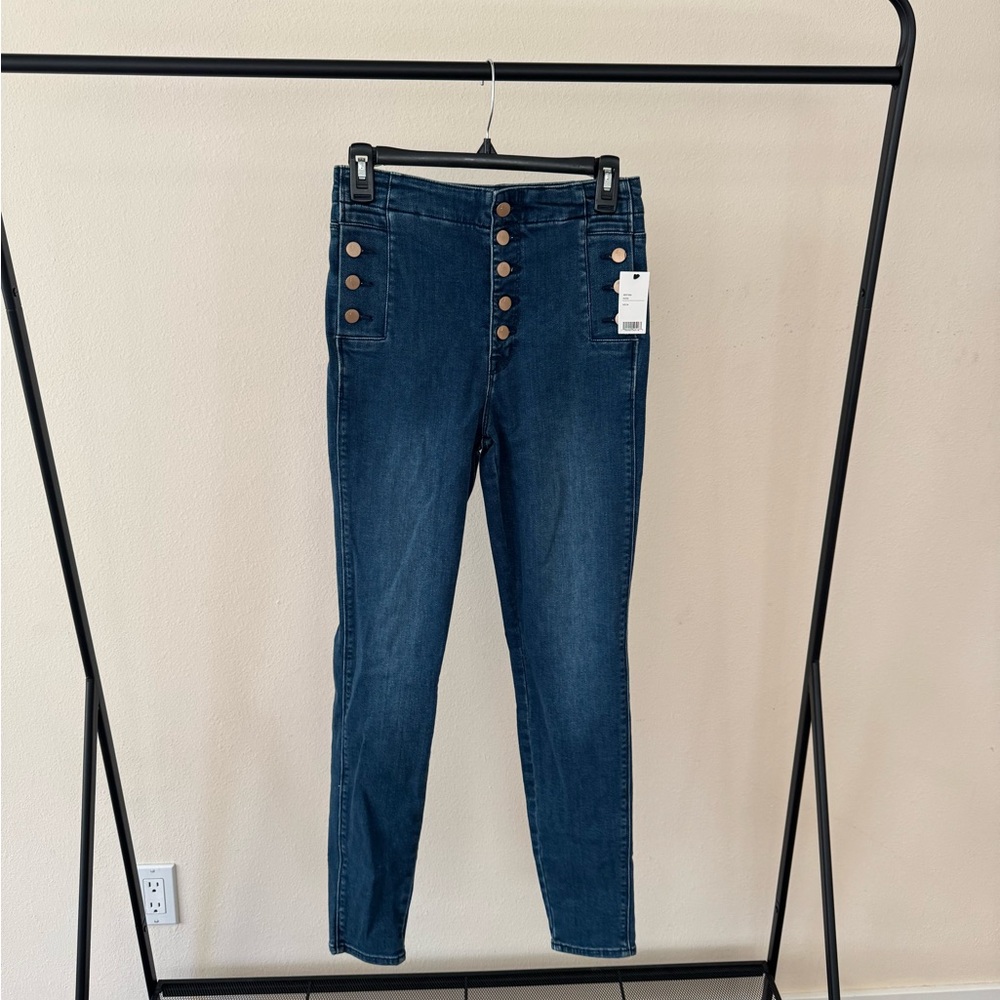 NWT J Brand Natasha High Crop Skinny Jeans